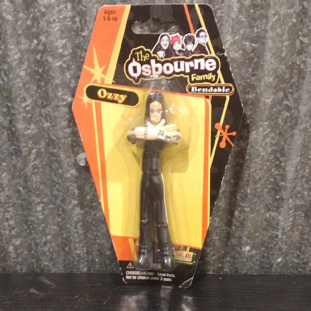 Ozzy Osbourne Bendable Figure - 2002 Official Osbourne Family Bendable